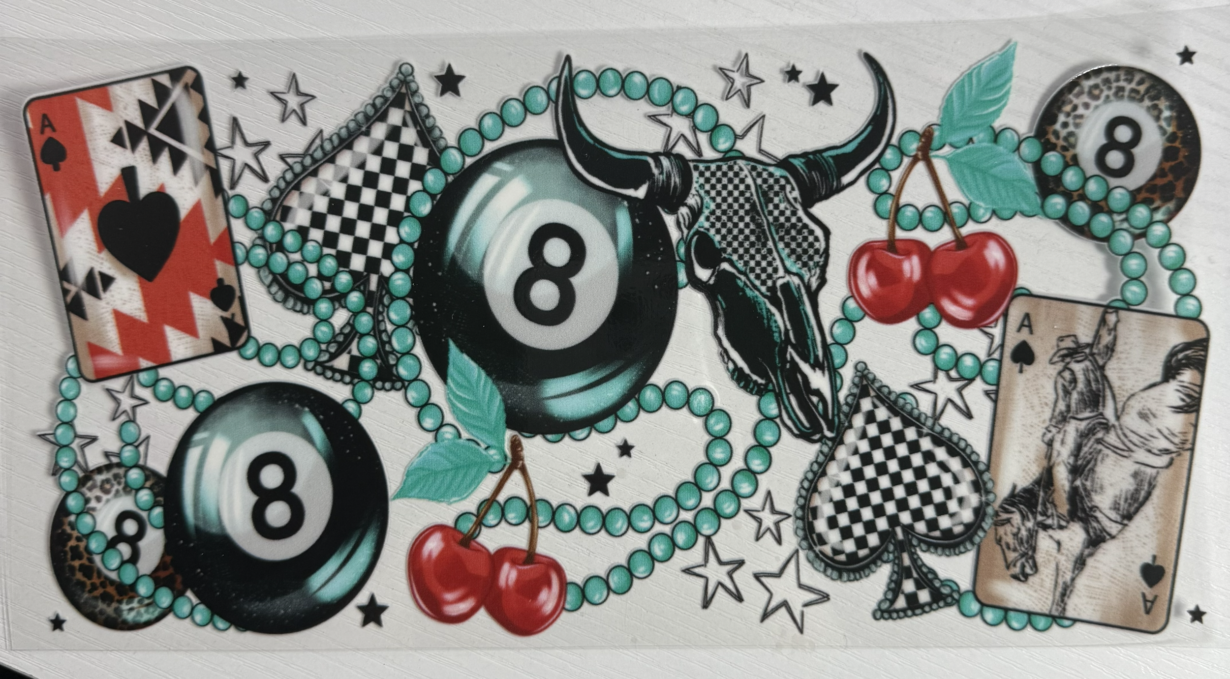Western 8 Ball Spade Ace