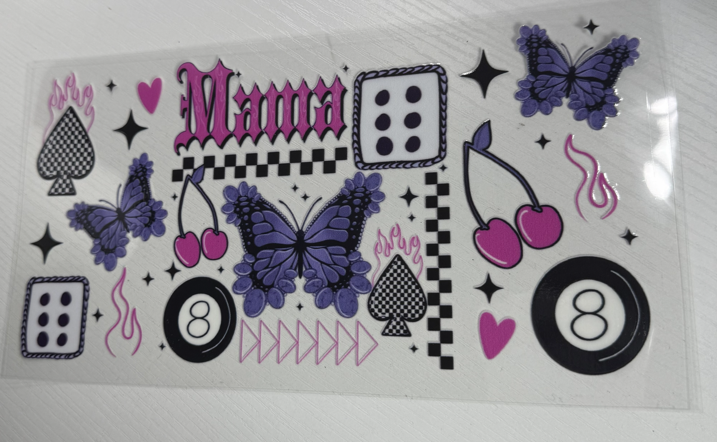 Retro Mama Pink And Purple