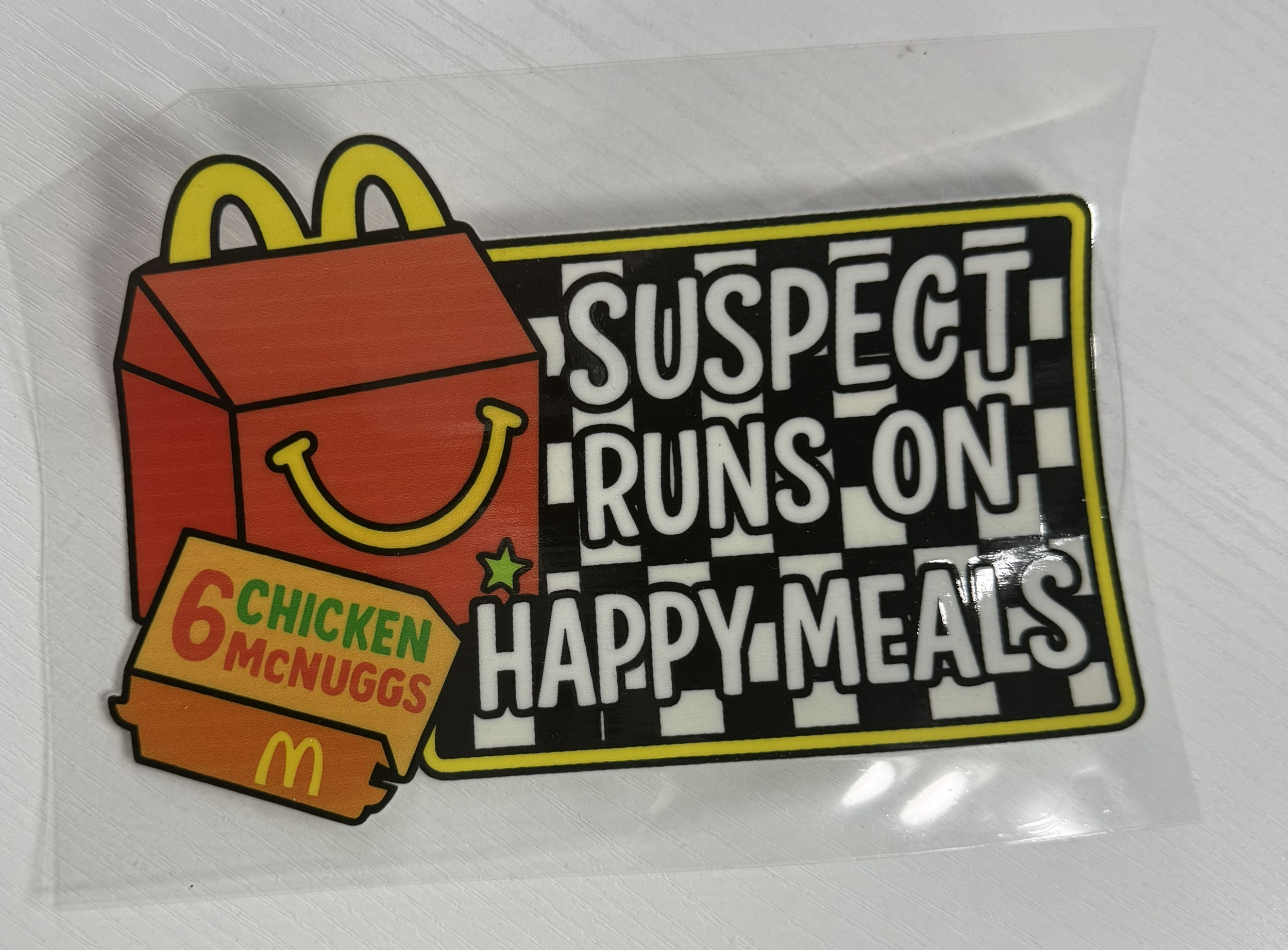 Suspect Runs On Happy Meals