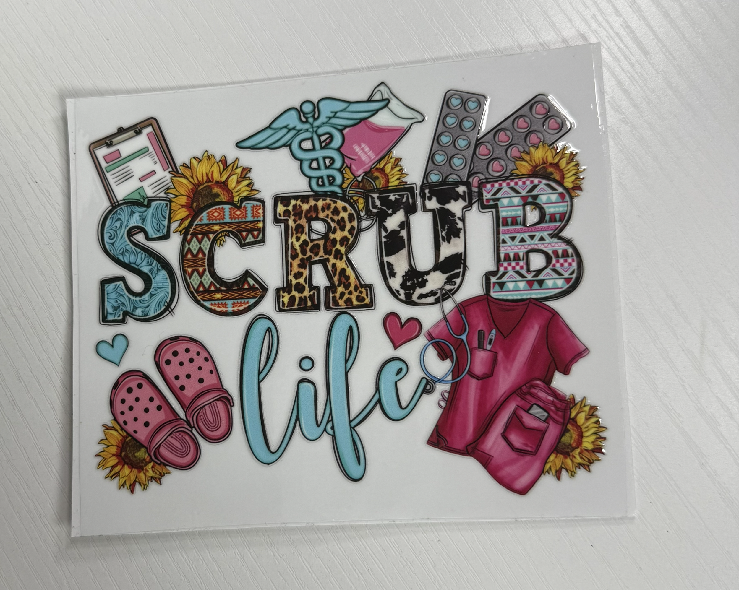 Nurse Scrub Life Boho Western