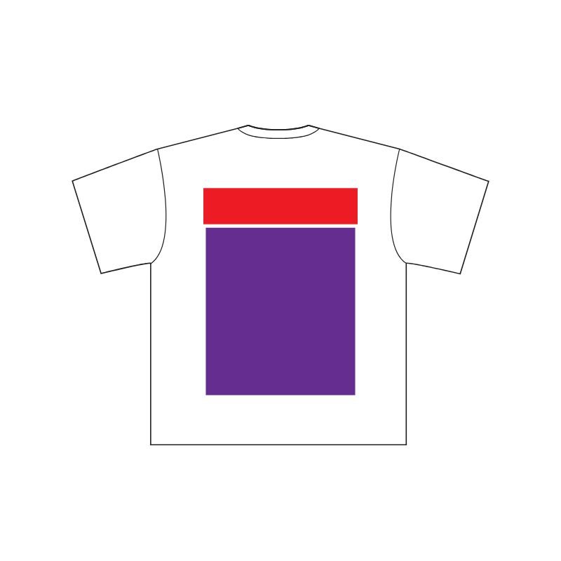 プリント加工範囲　Tシャツ後