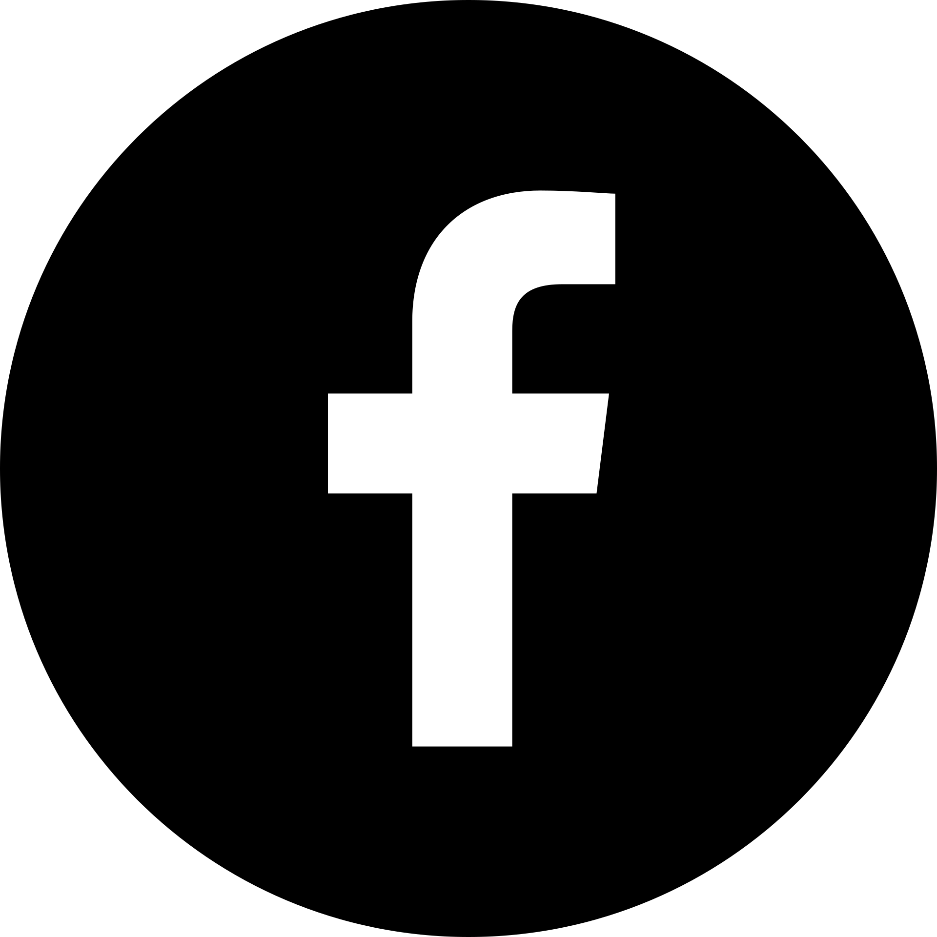 Black background with a large, white lowercase letter 'f' in the center.
