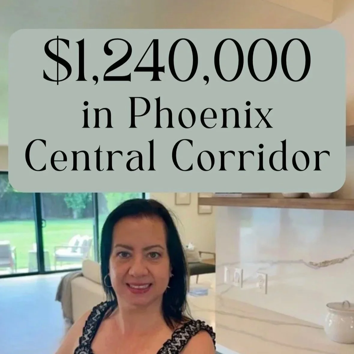 Modern kitchen in mid century luxury home for sale in Central Corridor Phoenix Arizona