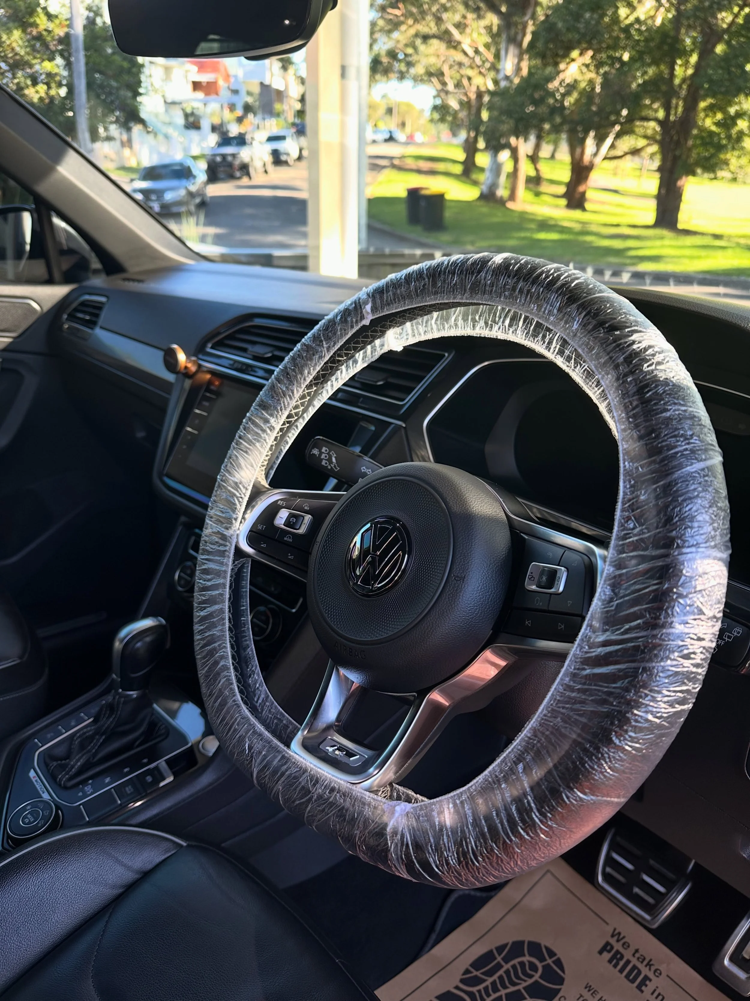 The difference between a car wash and a professional detail is everything you don&rsquo;t see.

Every vehicle we work on is treated with the same level of care we&rsquo;d expect for our own. From protective steering wheel covers to meticulous cleanin