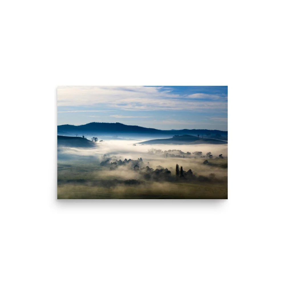 buchan valley, gippsland, victoria, fog, victoria, australia, photo, country, nature