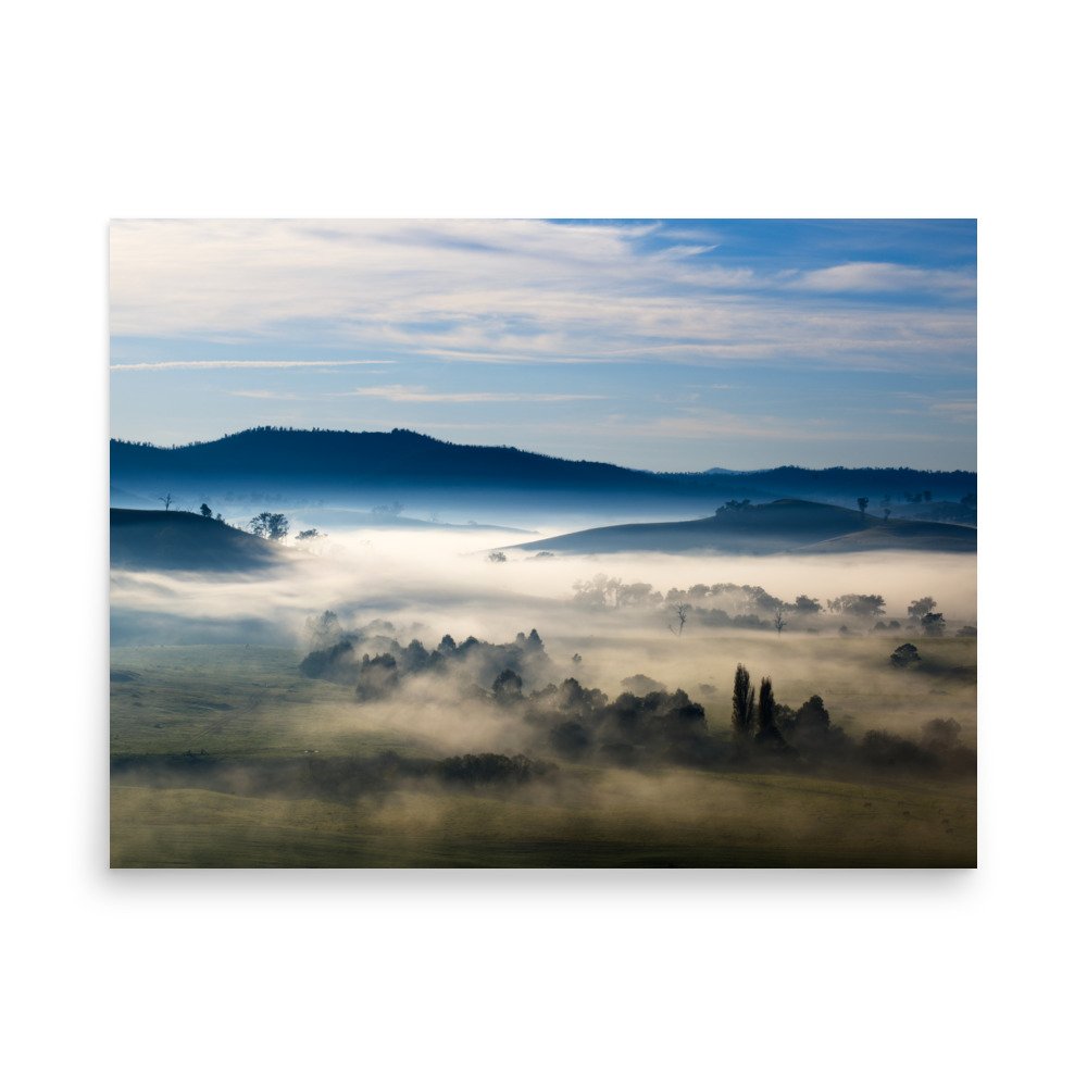 buchan valley, gippsland, victoria, fog, victoria, australia, photo, country, nature