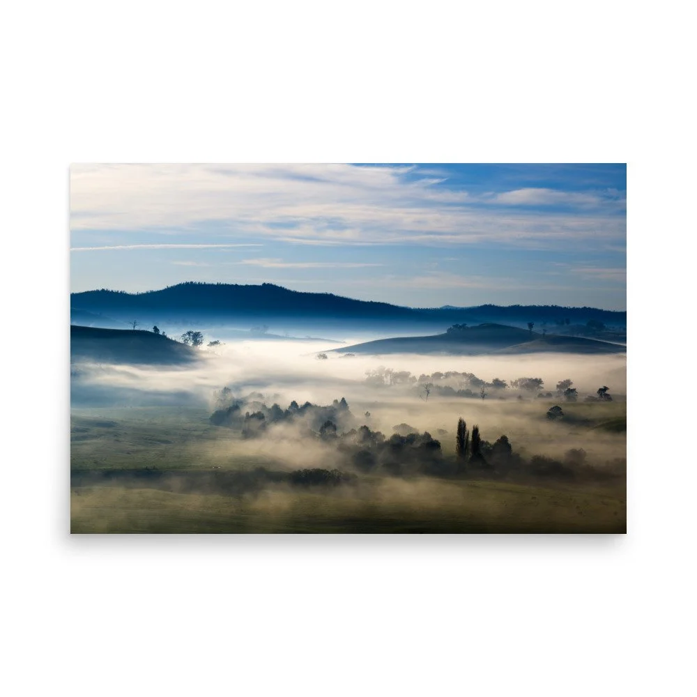 buchan valley, gippsland, victoria, fog, victoria, australia, photo, country, nature