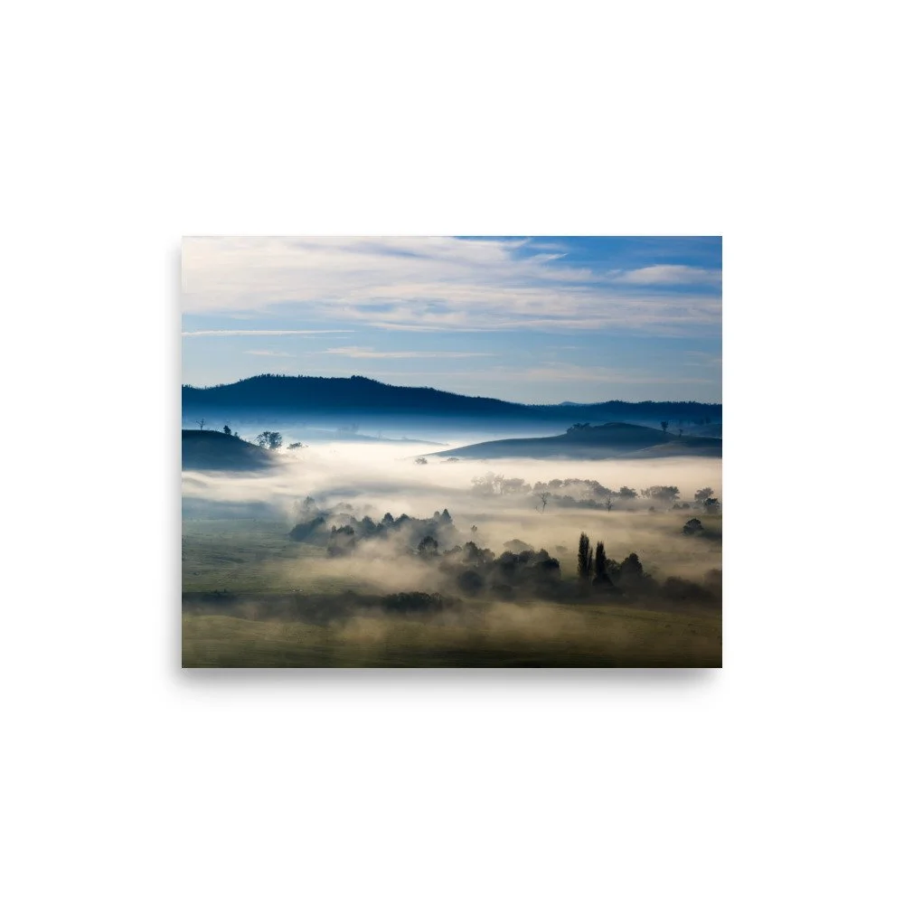 buchan valley, gippsland, victoria, fog, victoria, australia, photo, country, nature