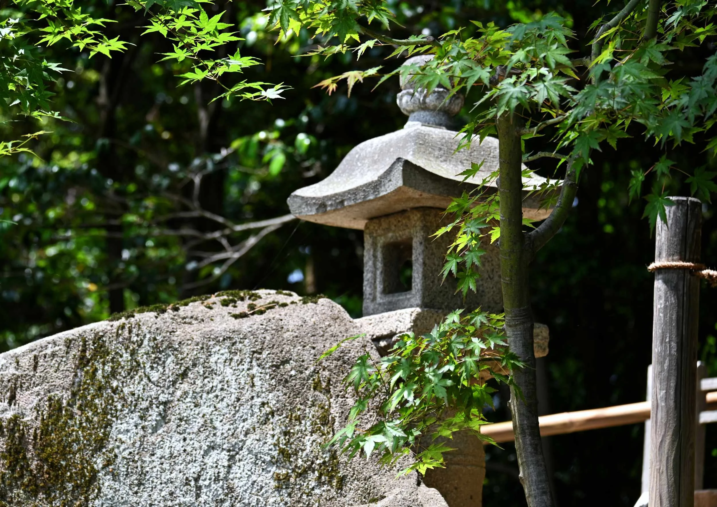 Stone Lantern at Korokuen Gardens