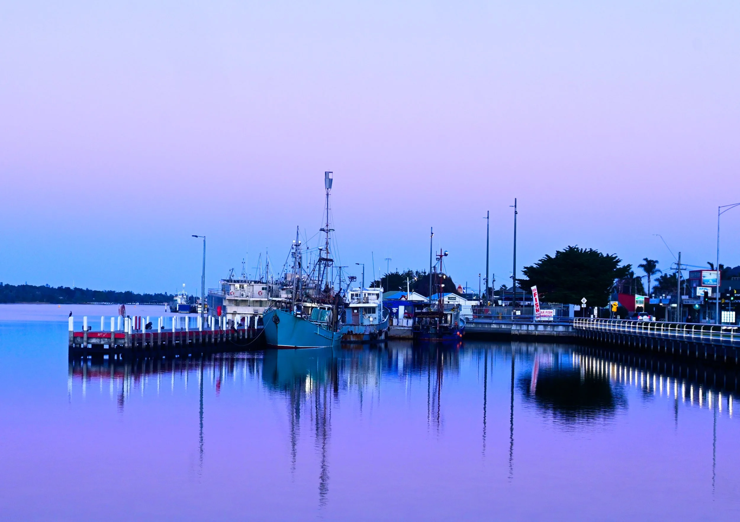 Blue Hour in The Harbour