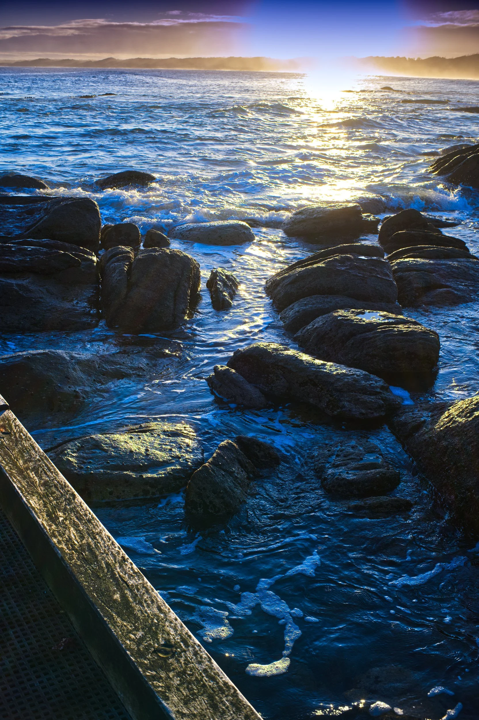 Sun on the Rocks - Cape Conran