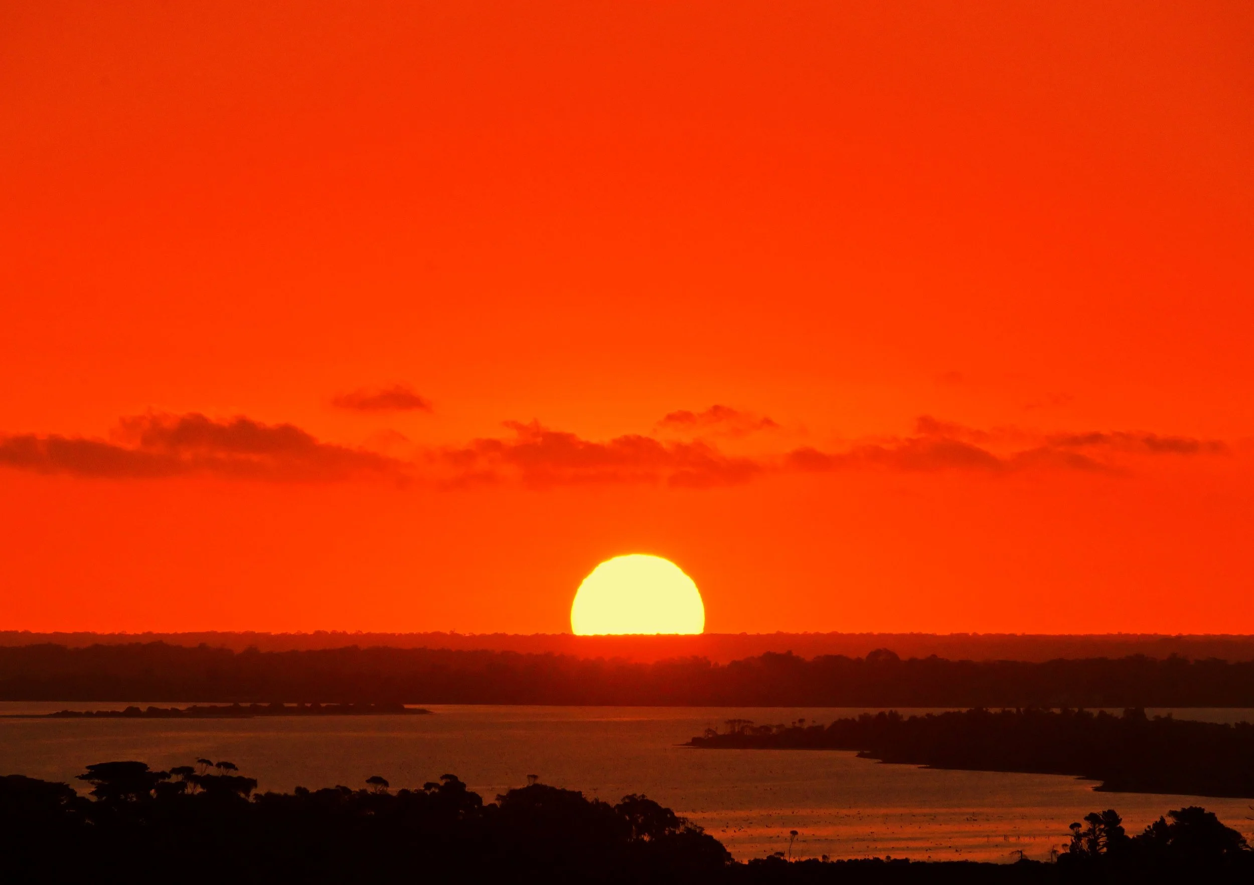 Sunset at Lakes Entrance