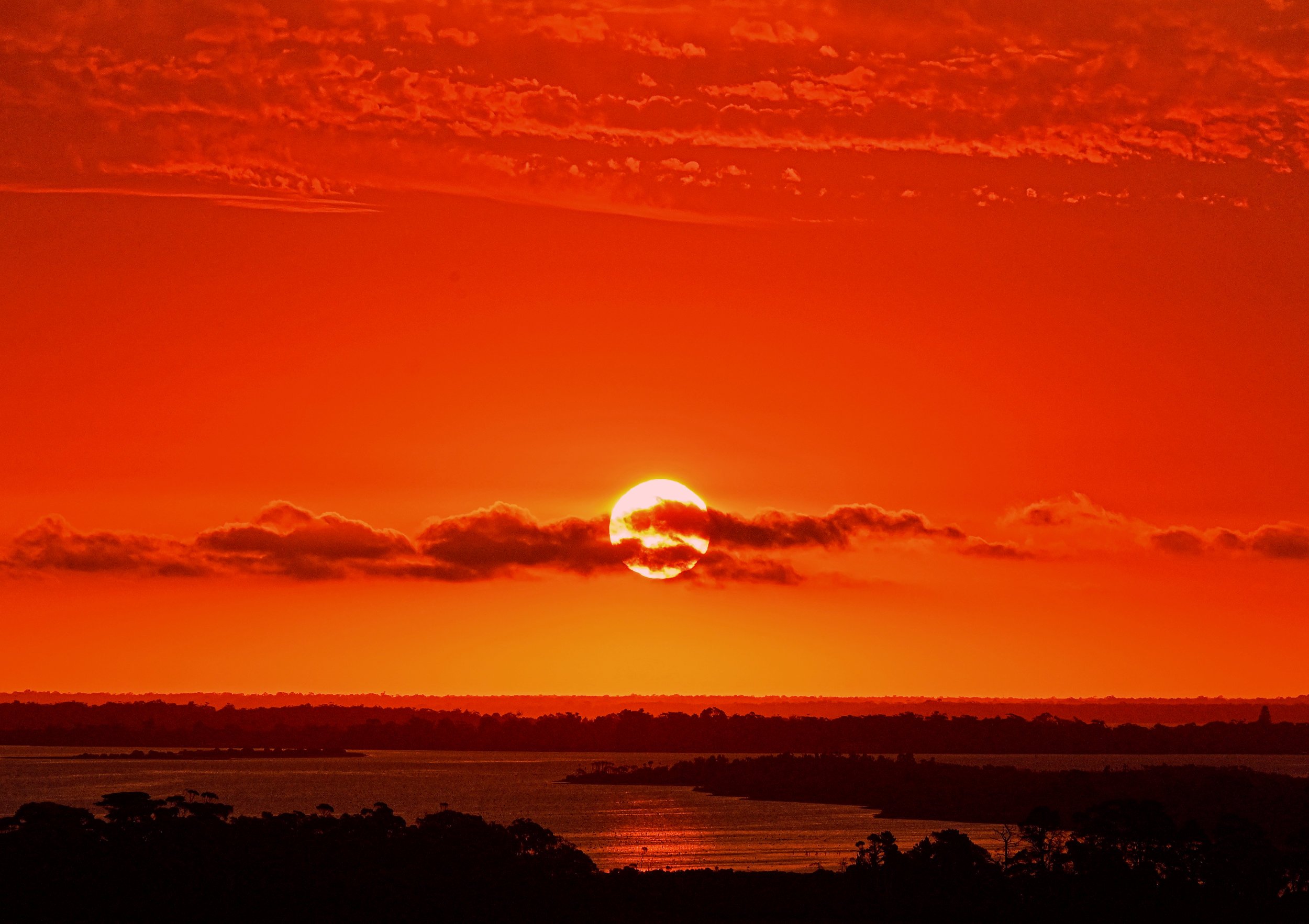 Sunset Over The Lakes