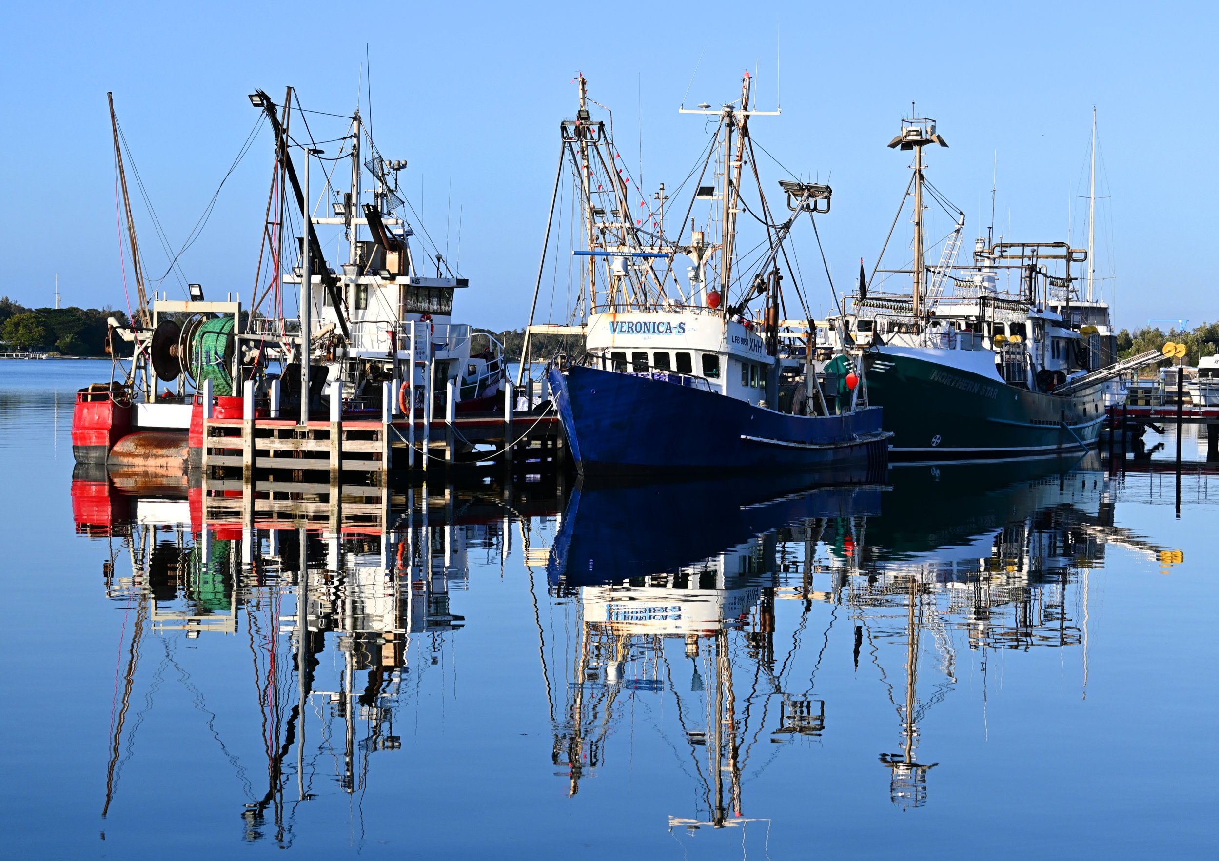 Fishing Boat Reflections