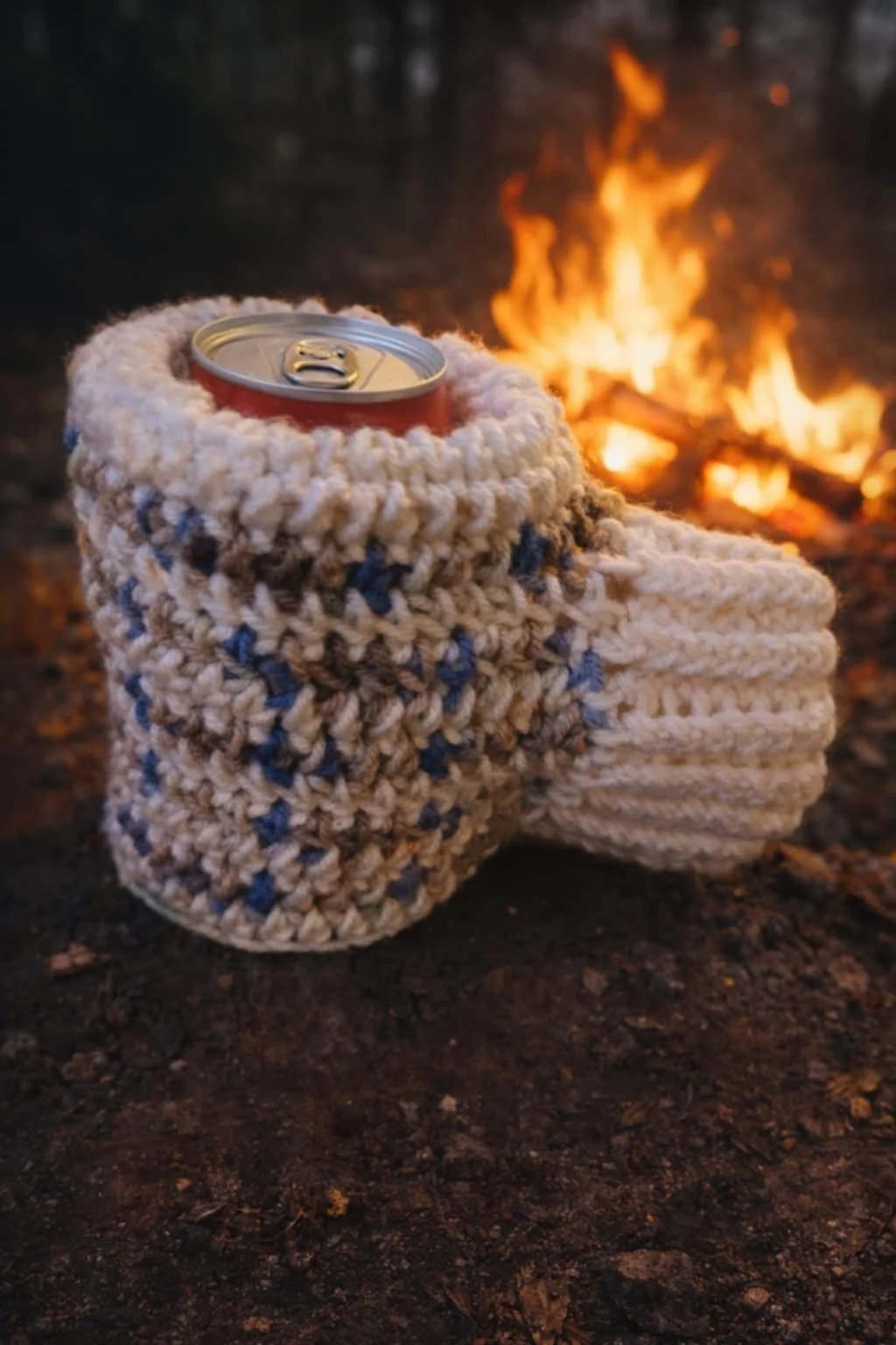 Handmade Knit Beverage Holder