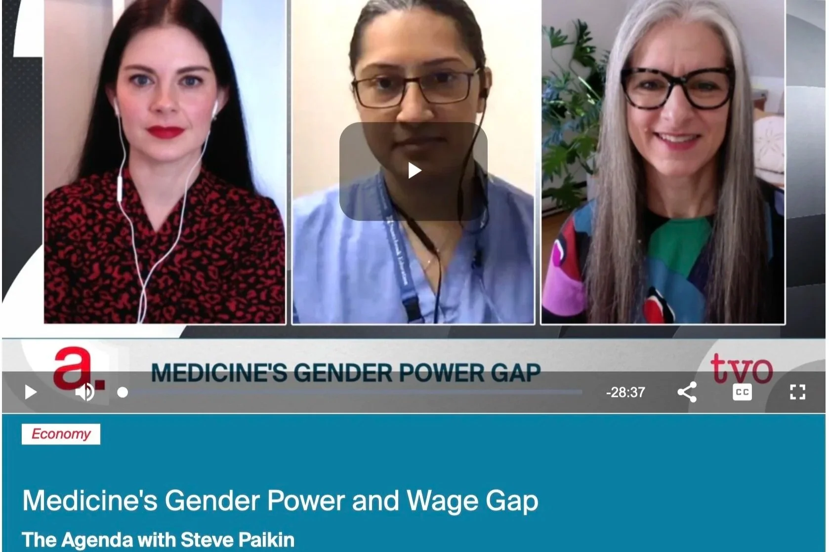 Medicine's Gender Power and Wage Gap | The Agenda