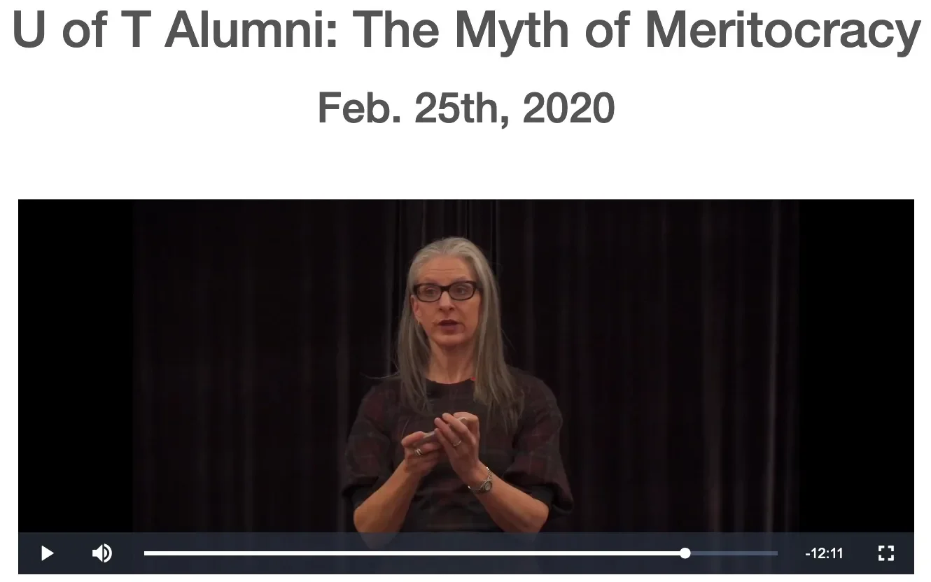 U of T in Your Neighborhood: The Myth of Meritocracy