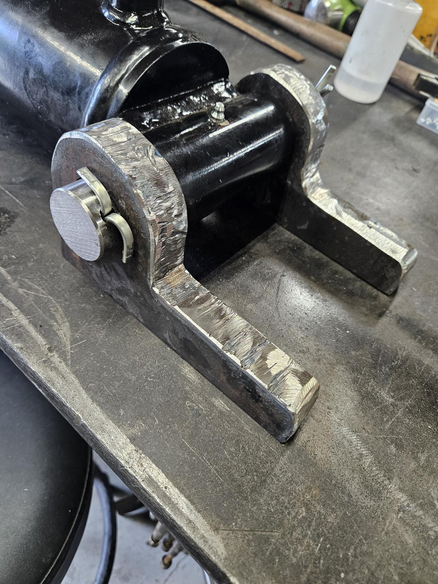 Custom equipment attachment welding and fabrication at A&J Custom Metals Graham WA