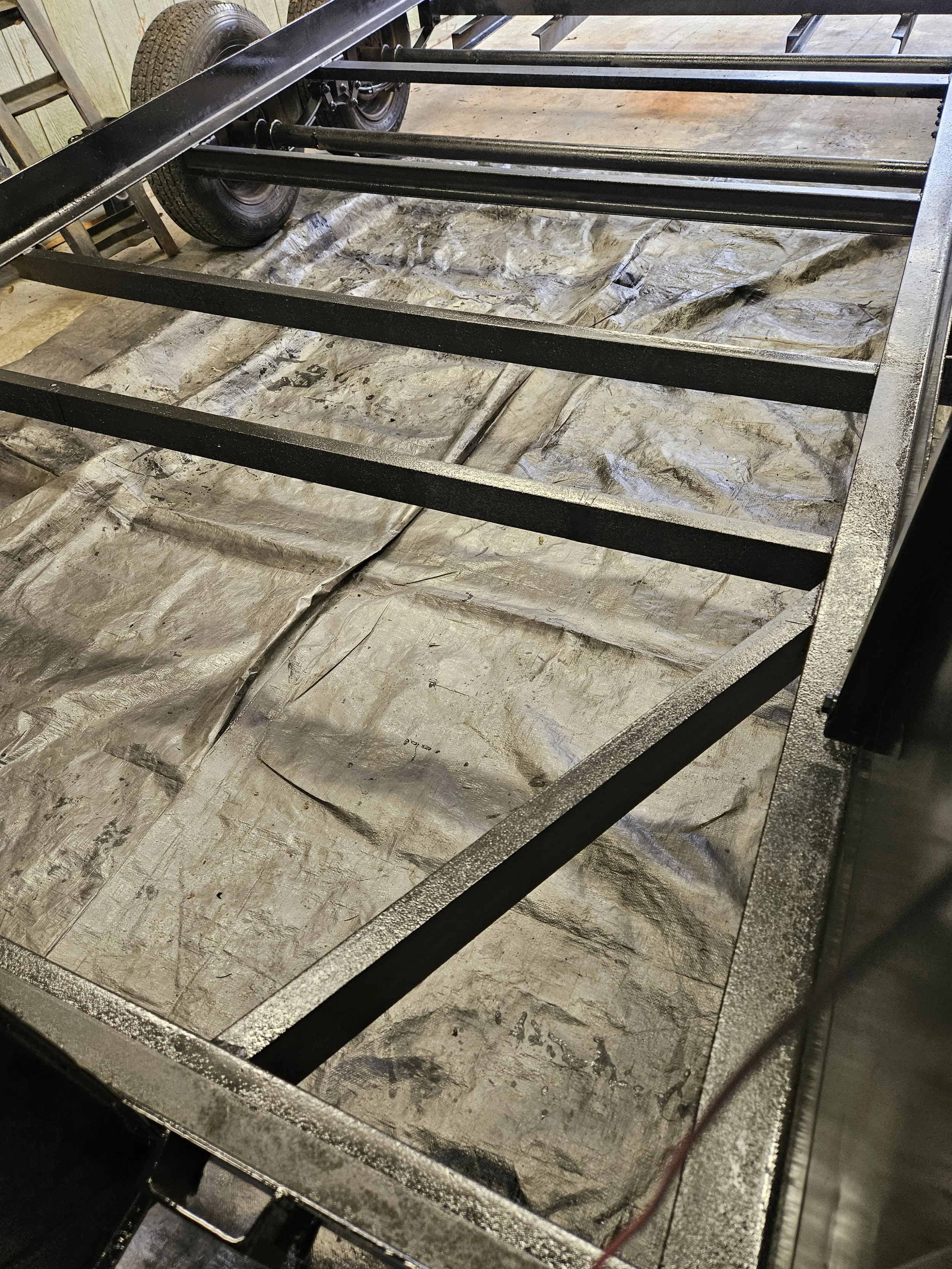 Structural carbon steel frame fabrication by A&J Custom Metals in Graham WA