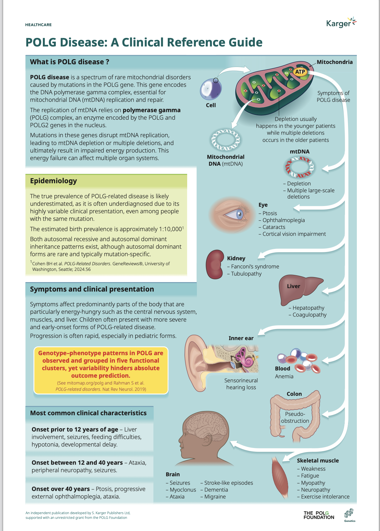 POLG A Clinical Reference Guide