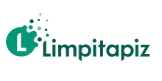 Limpitapiz logo with a stylized 'L' and a leaf