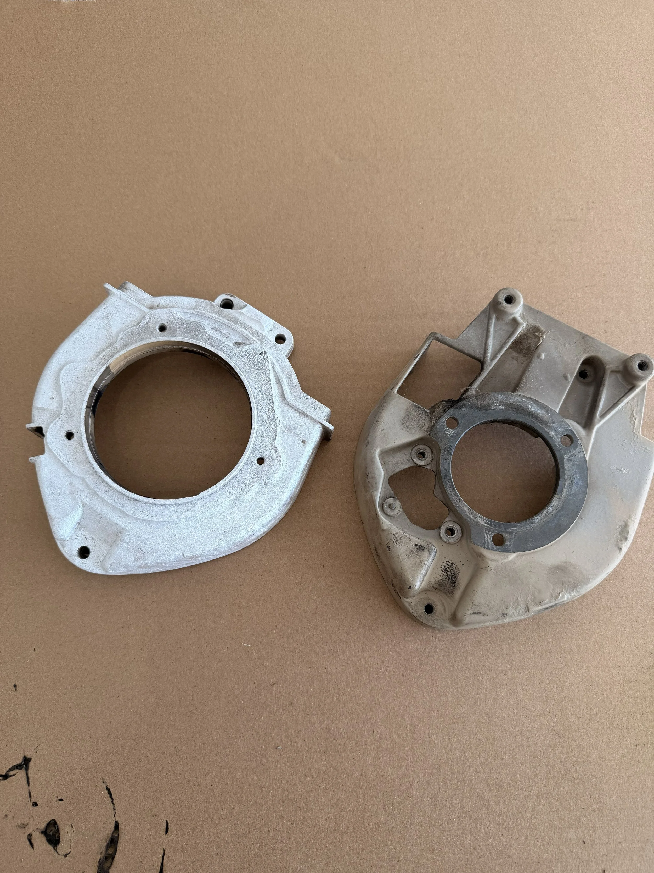 Before and after photos of laser rust removal, coating stripping, and surface cleaning in Calgary. No abrasives, no chemicals, no damage. Free demos on your parts.