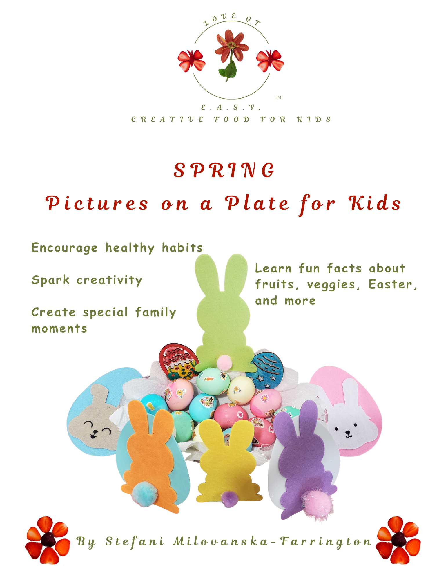 Book - Spring Pictures on a Plate for Kids
