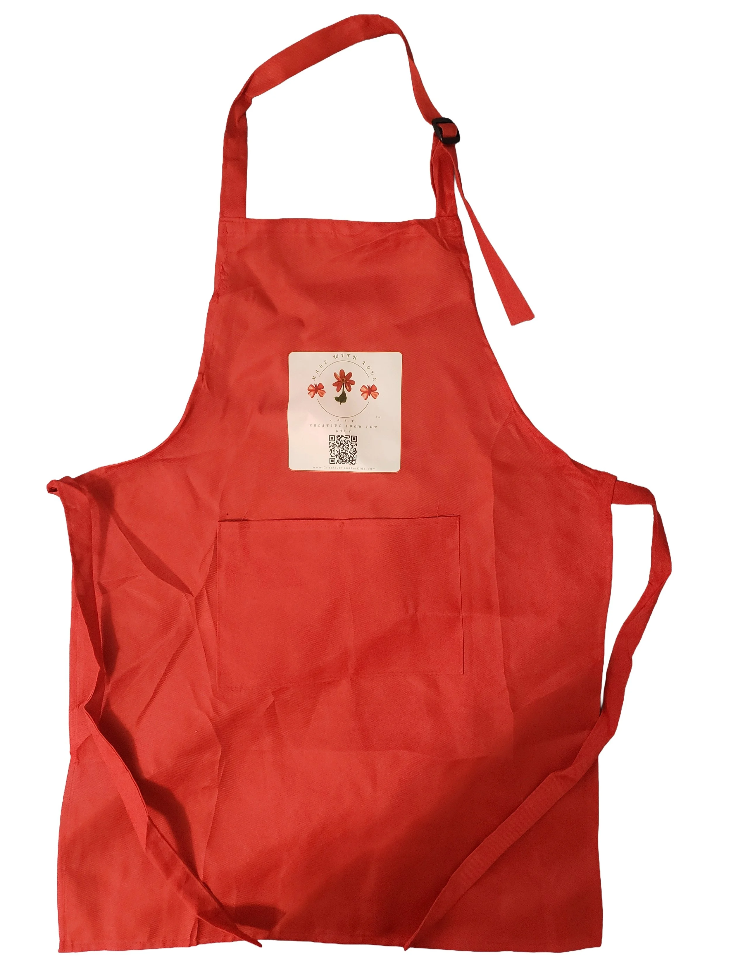 Red apron for children