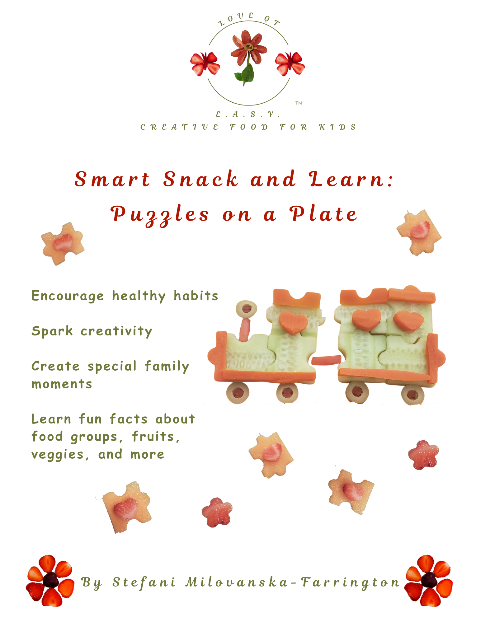 Digital Book - Smart Snack and Learn: Puzzles on a Plate (Instant download)
