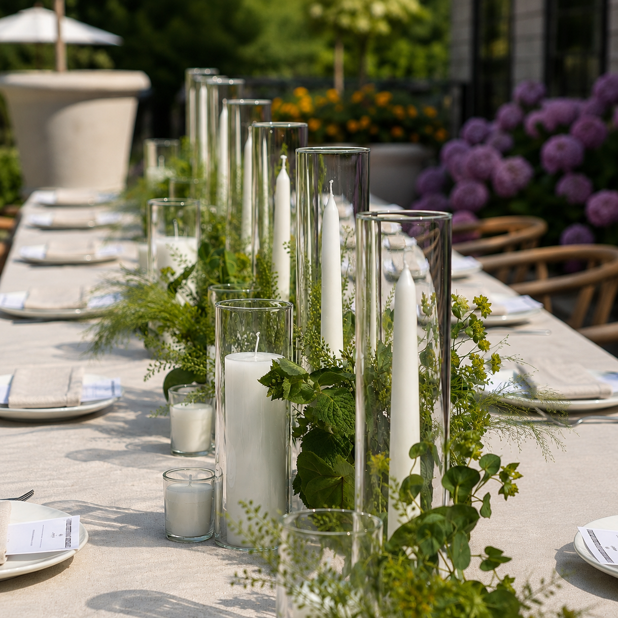 Understated. Elevated Green Tablescape