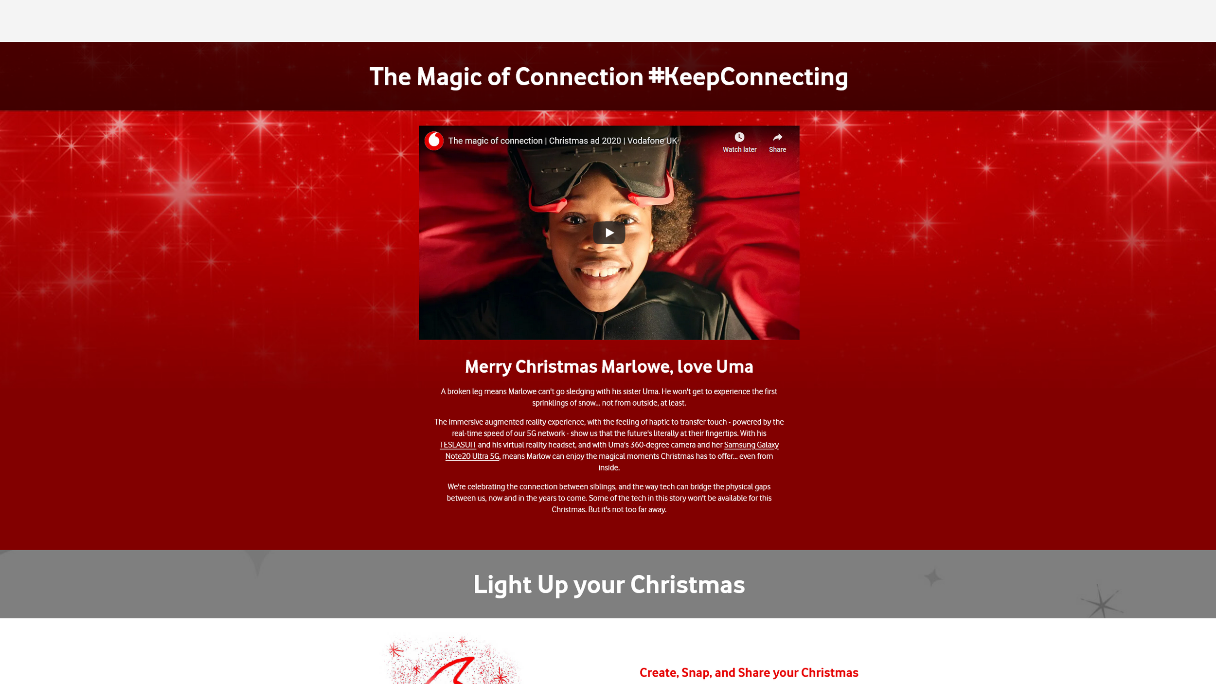 Vodafone's UK Christmas ad