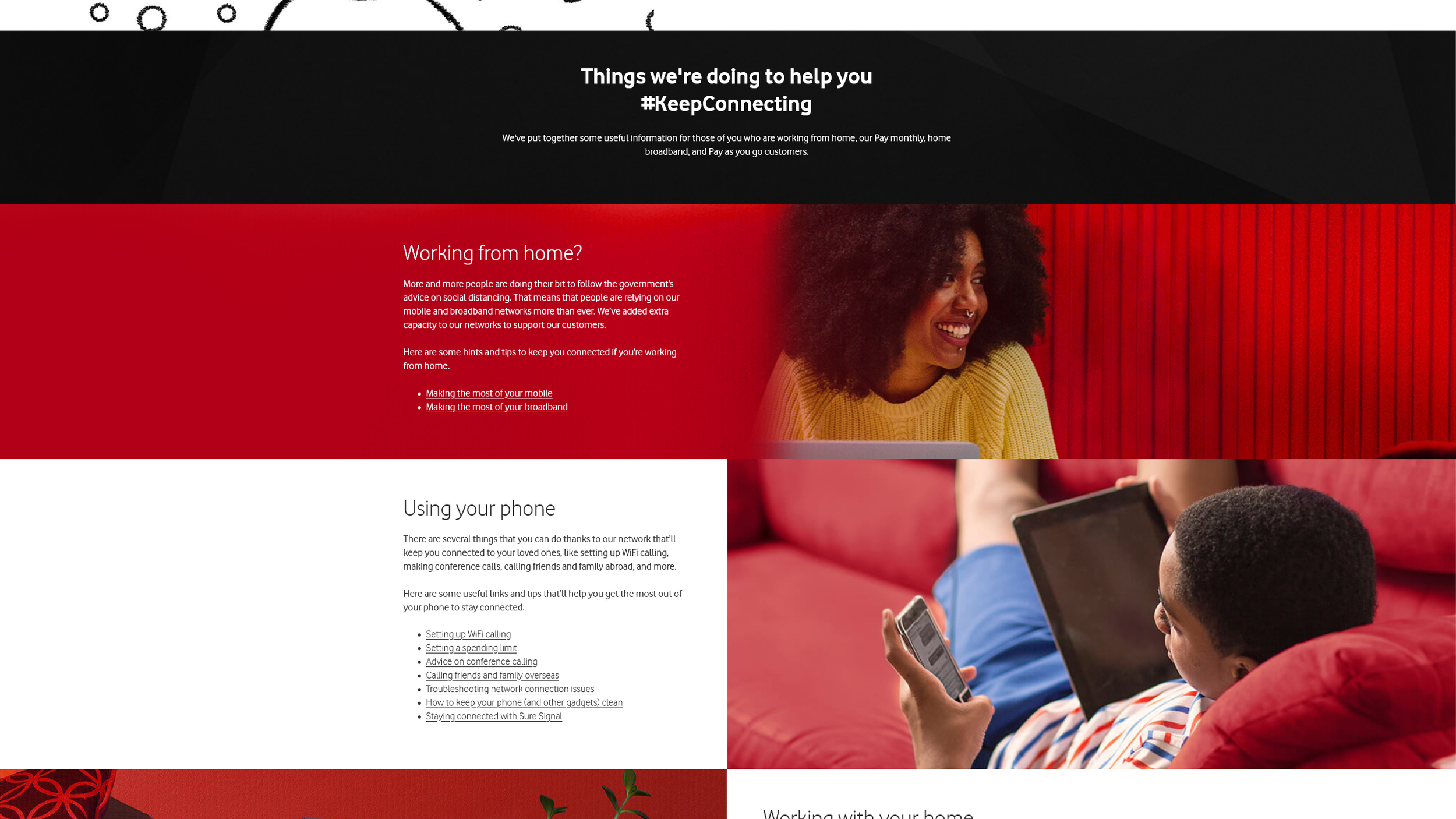 Resources for working from home