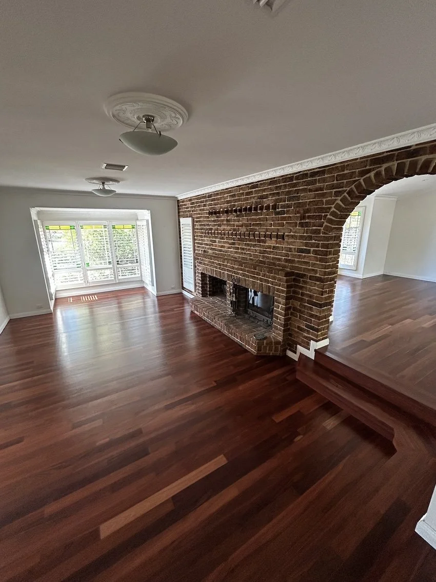 Sanded and recoated hardwood floors, timber floor restoration Shoalhaven NSW