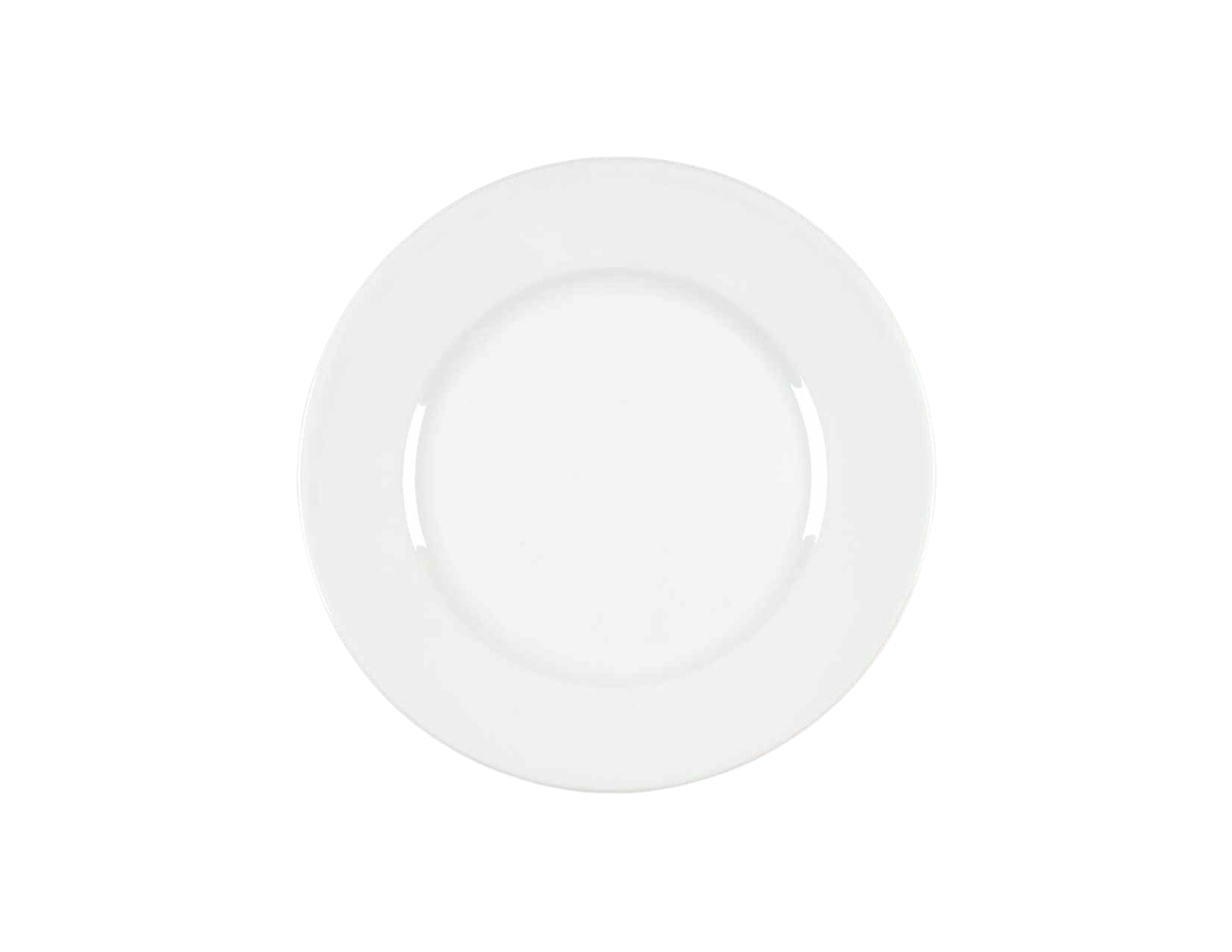 Classic White Dinner Plate $1.00