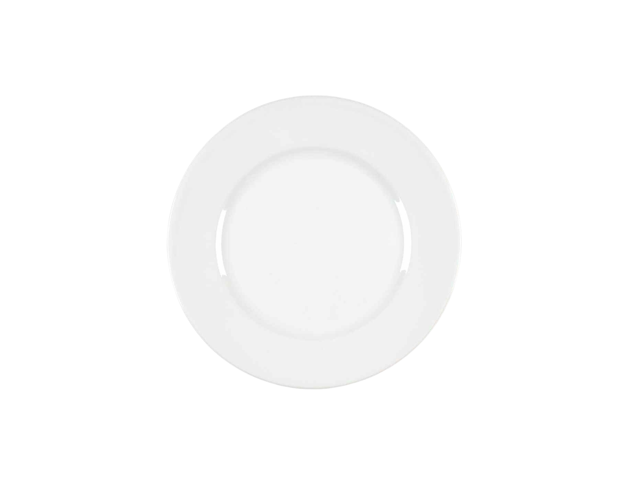 Classic White Dinner Plate $.75