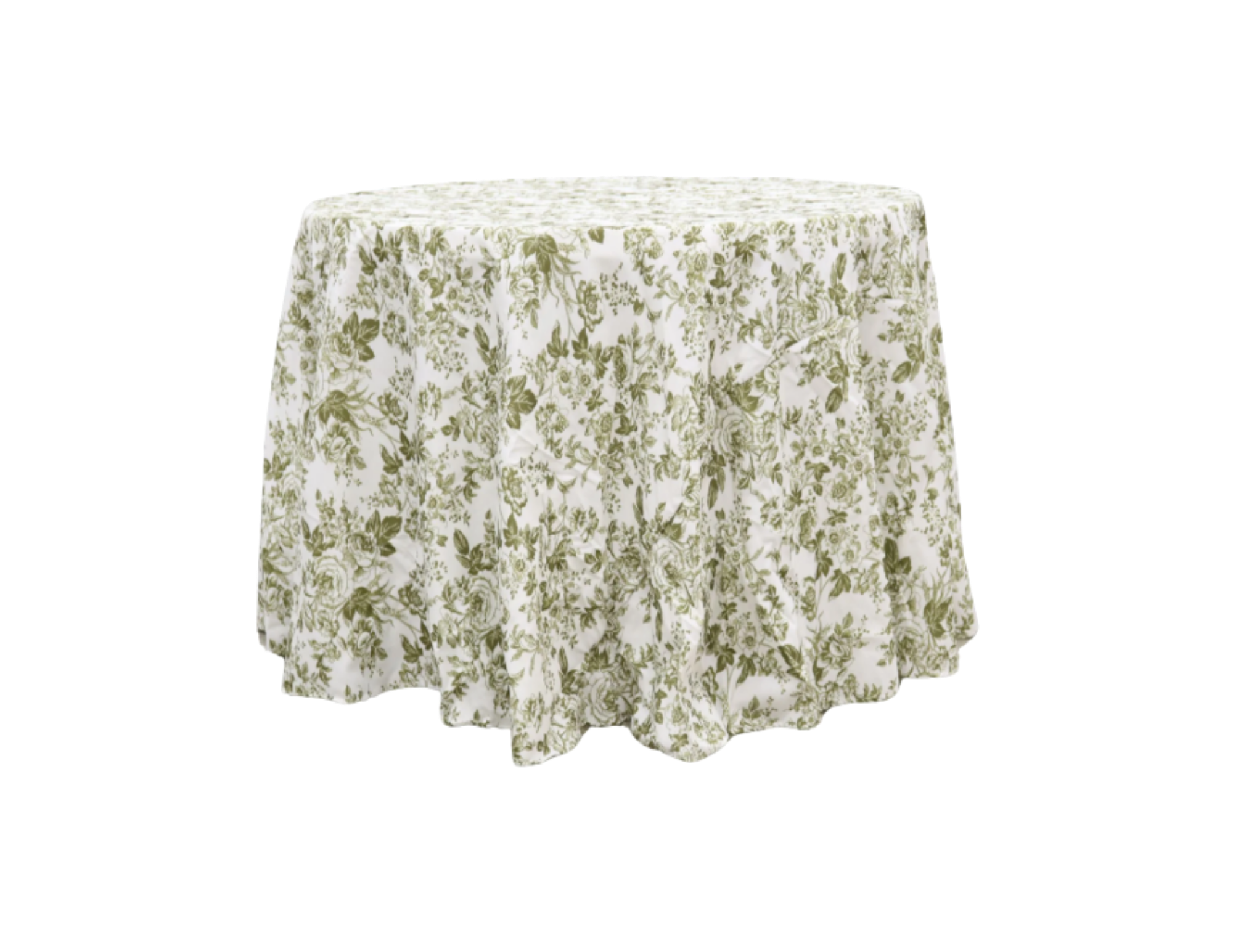 Green Floral Linen $30-$35