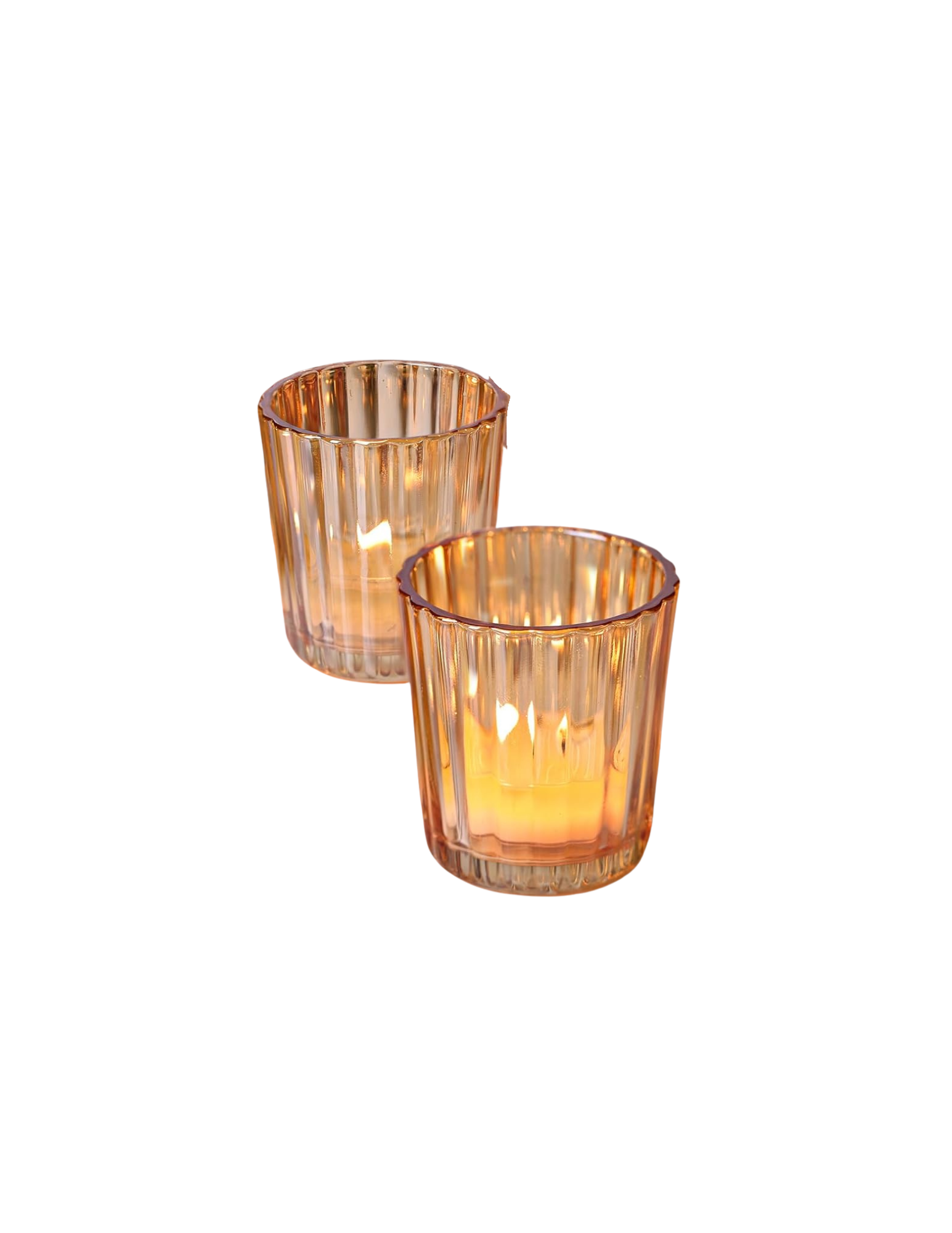 Ribbed Gold Votive Candle Holder Qt. 60 total $5 per group of 6 