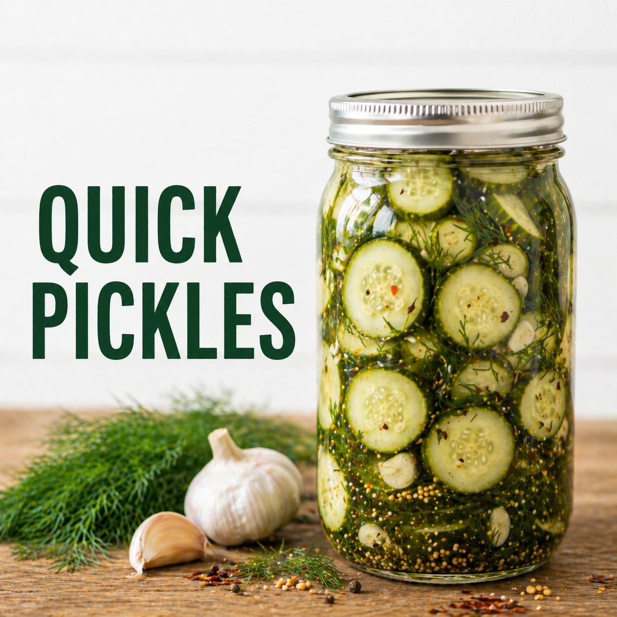 Kwickles! Our Original Quick Pickle Recipe