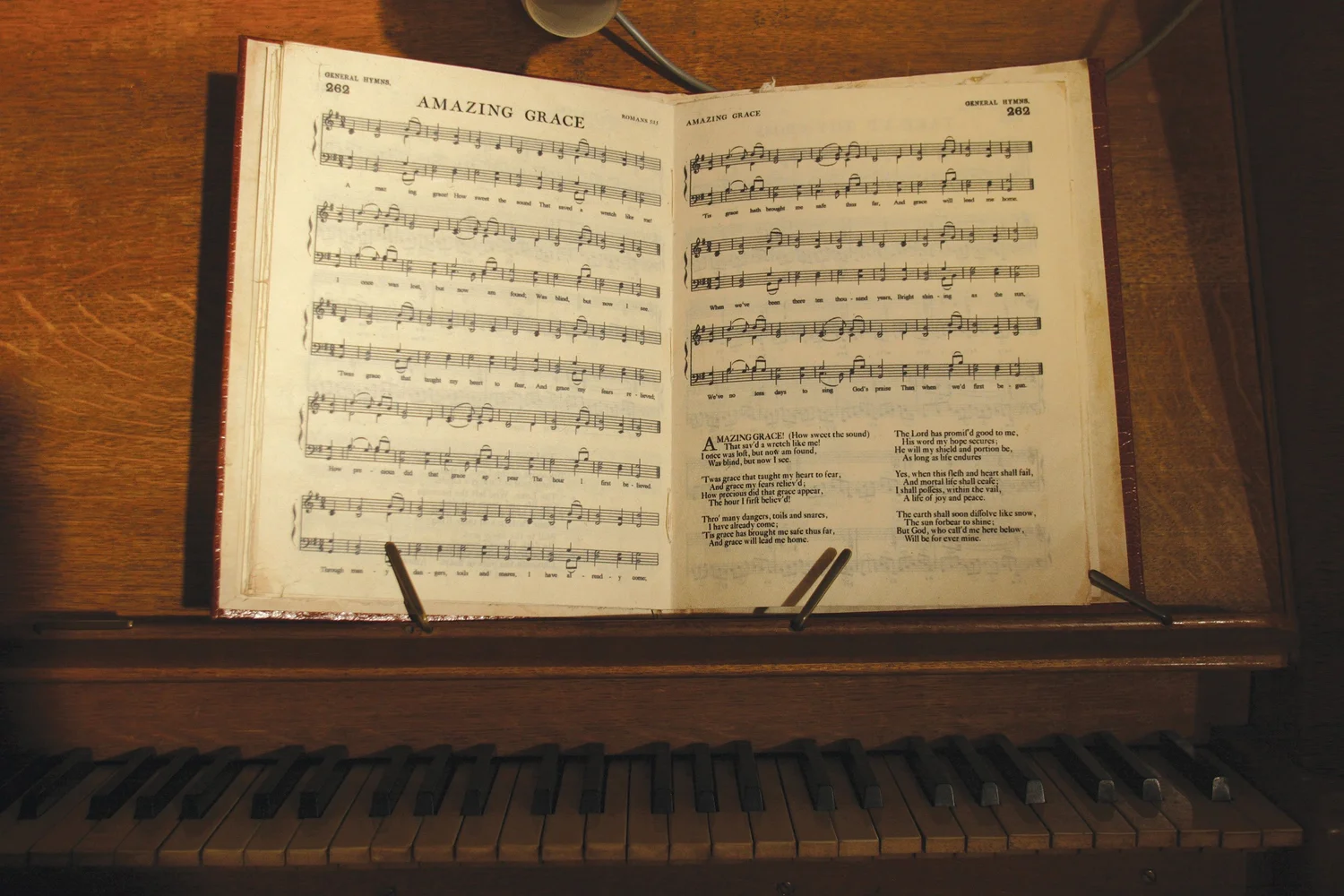 Amazing Grace hymn sheet music
