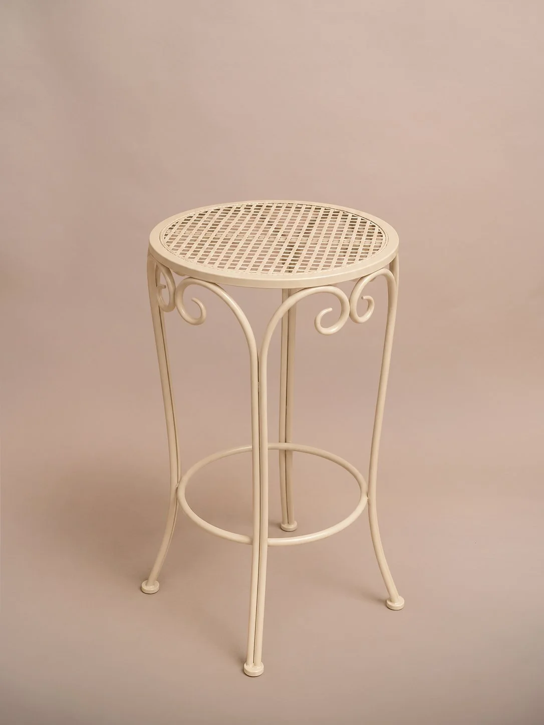 Fleur Vintage Bar Stool | Cream