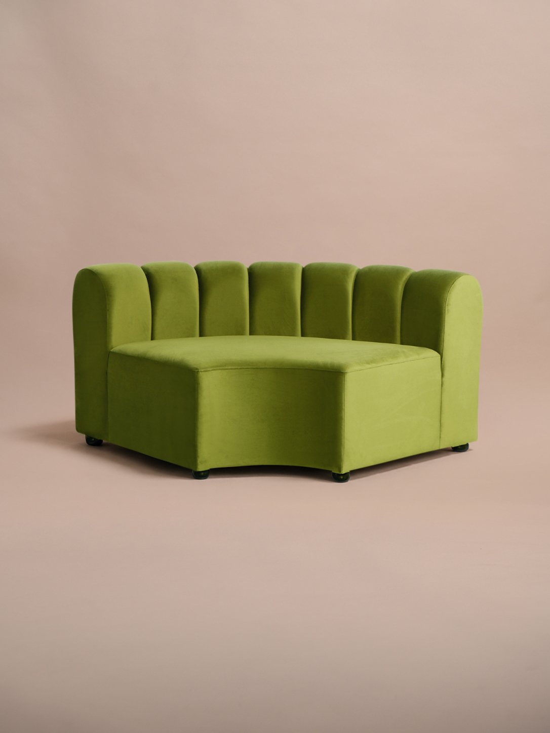 Cleo Sofa Concave | Green