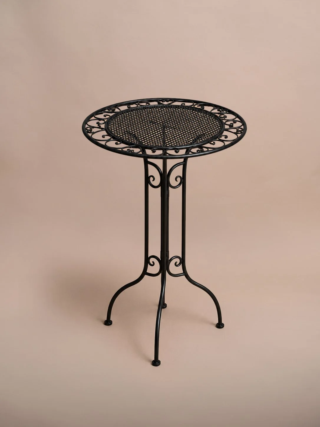 Fleur Vintage Bar Table | Black