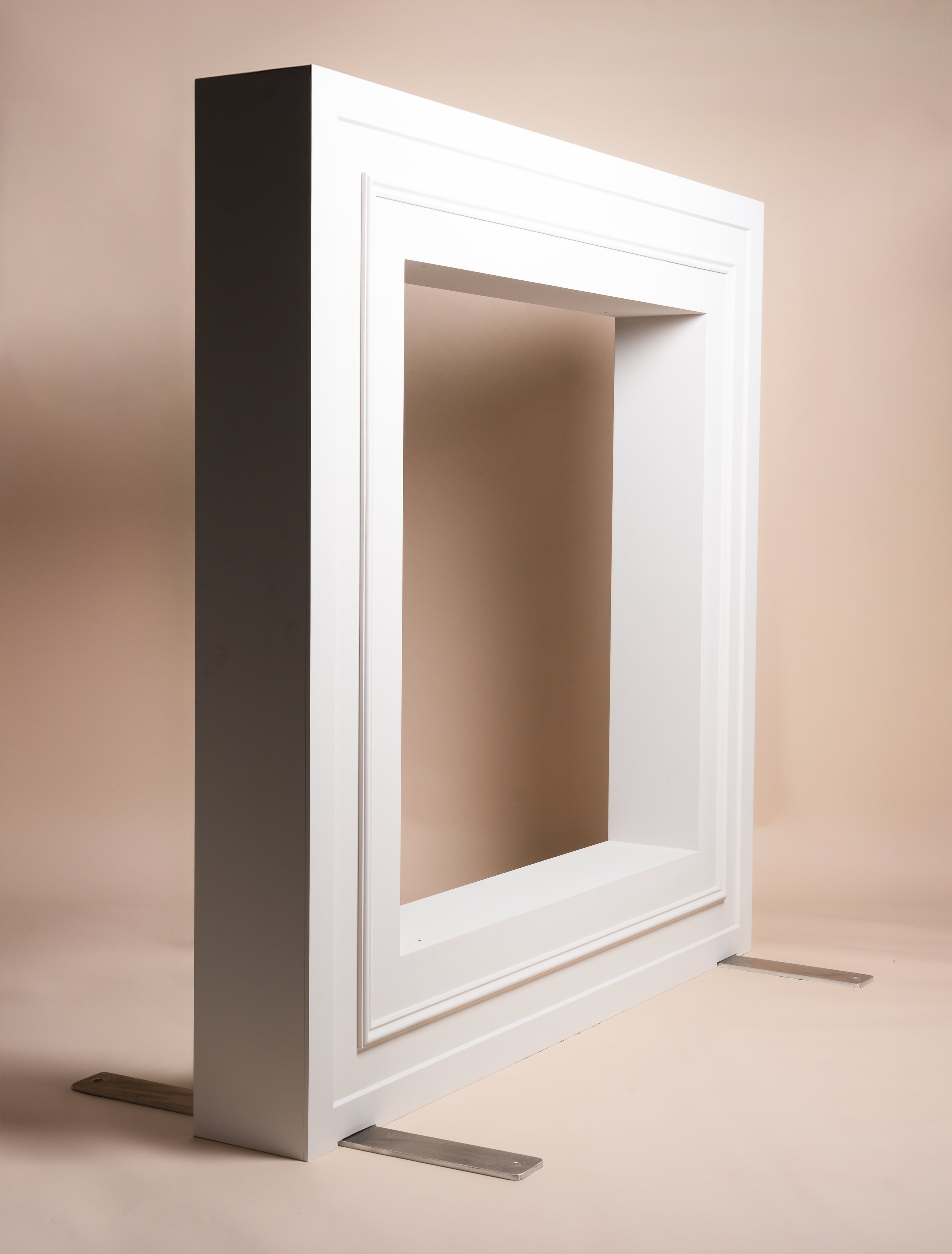 Classic Collection backdrop frame without front panel — minimalist wedding backdrop hire