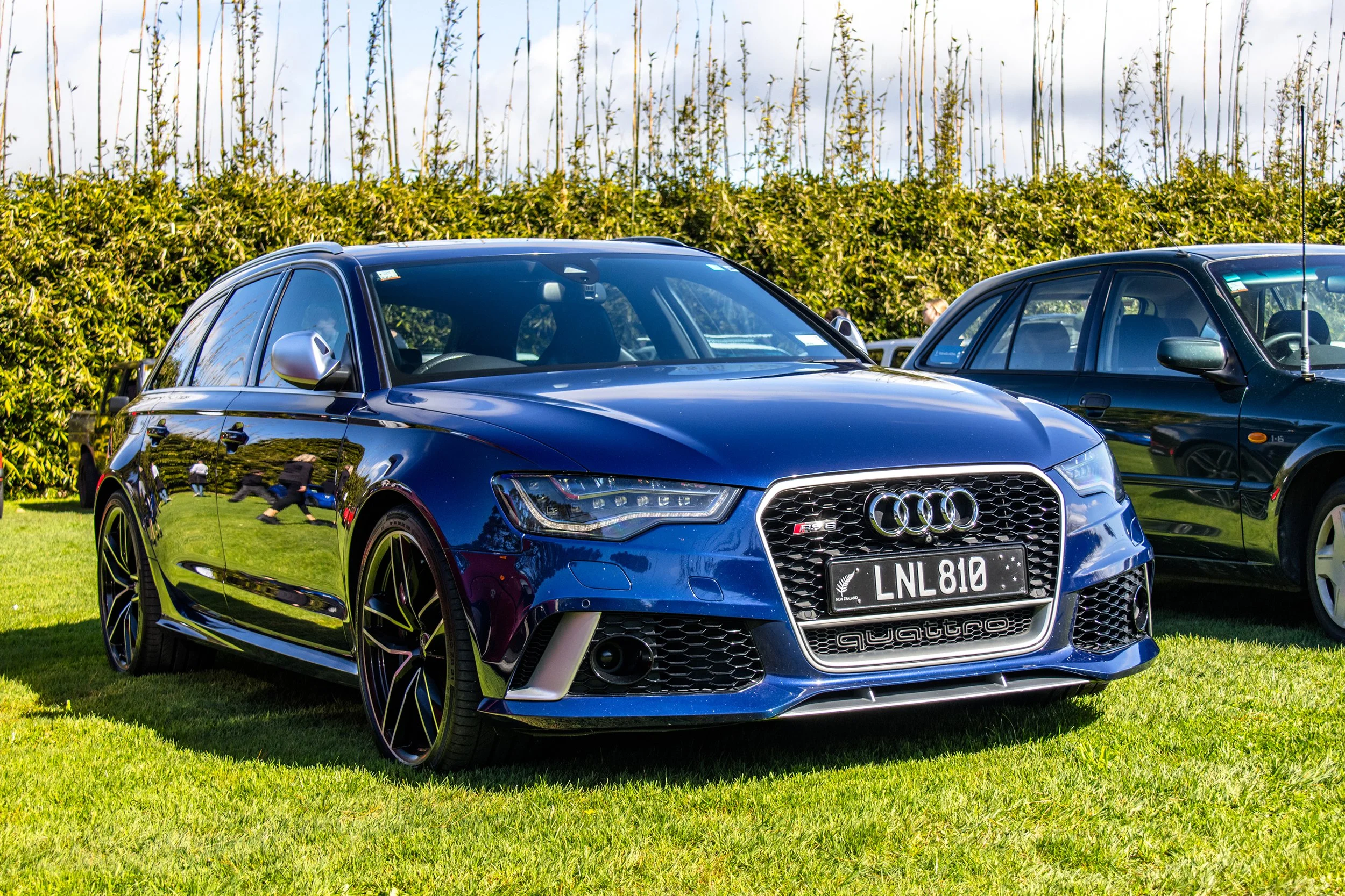 Polished Audi RS6 at Cars and Coffee
