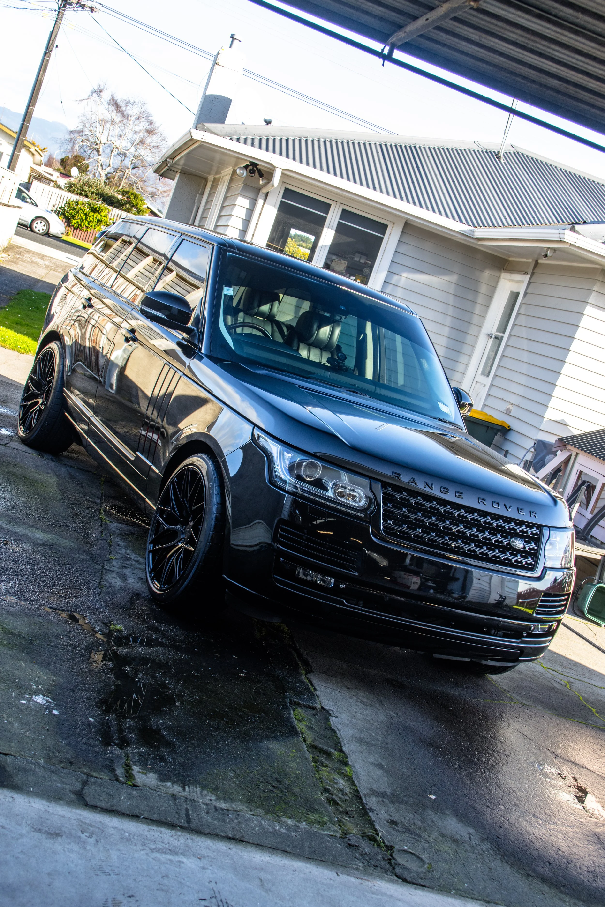Polished Range Rover