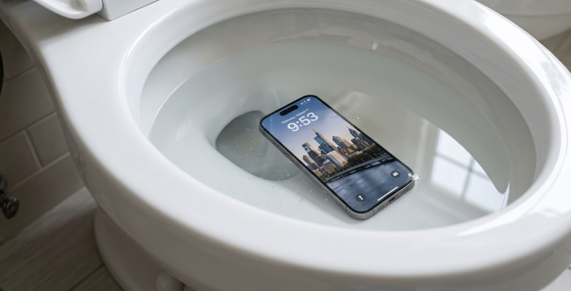 You Dropped Your Business Phone in the Toilet. Oops. Now What?