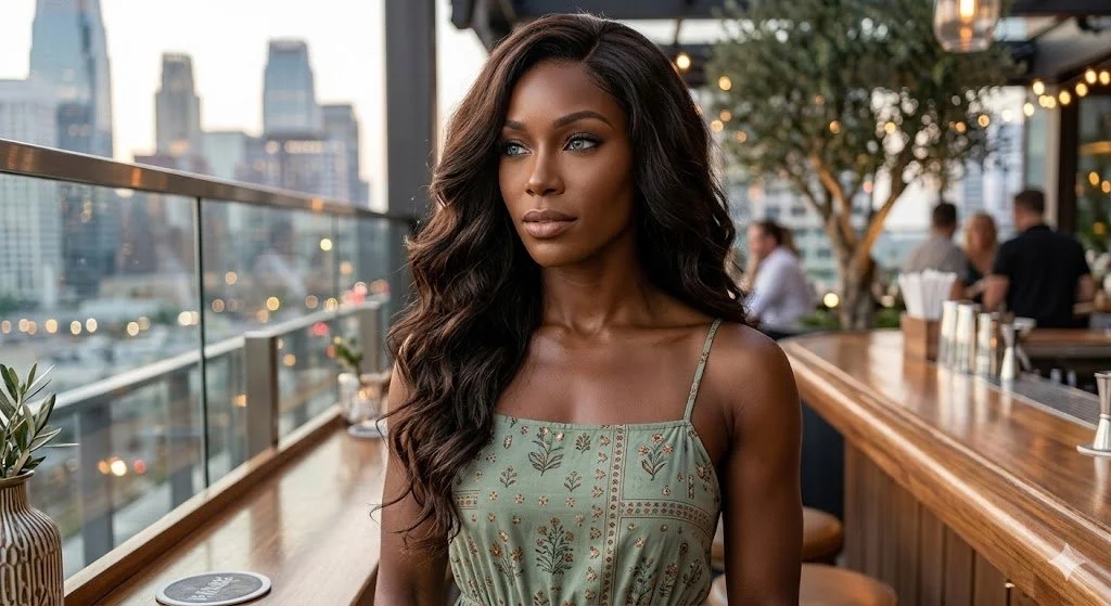 180% Density 5x5 HD Glueless Lace Closure Wig Loose Wave 18-26