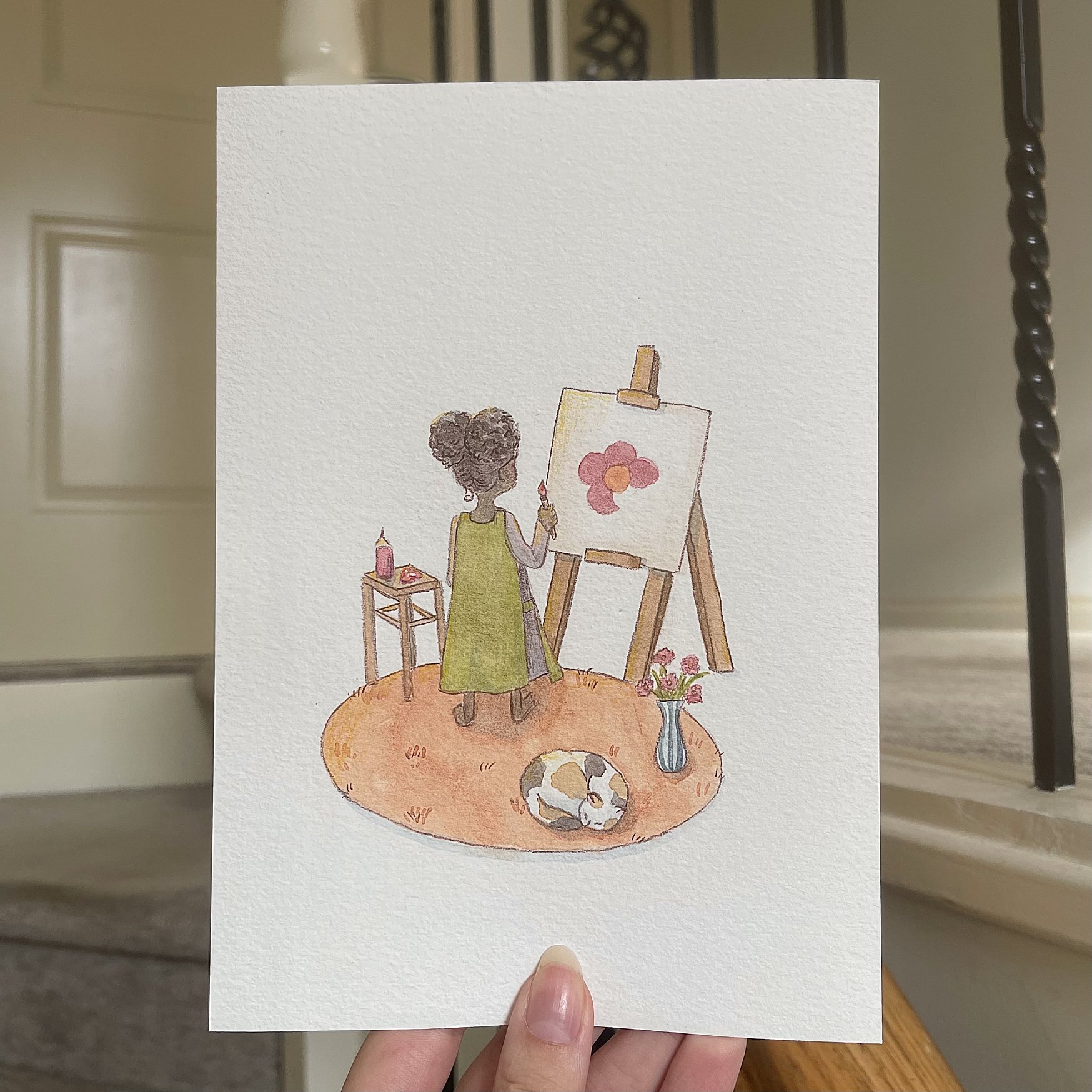 The Little Artist Print