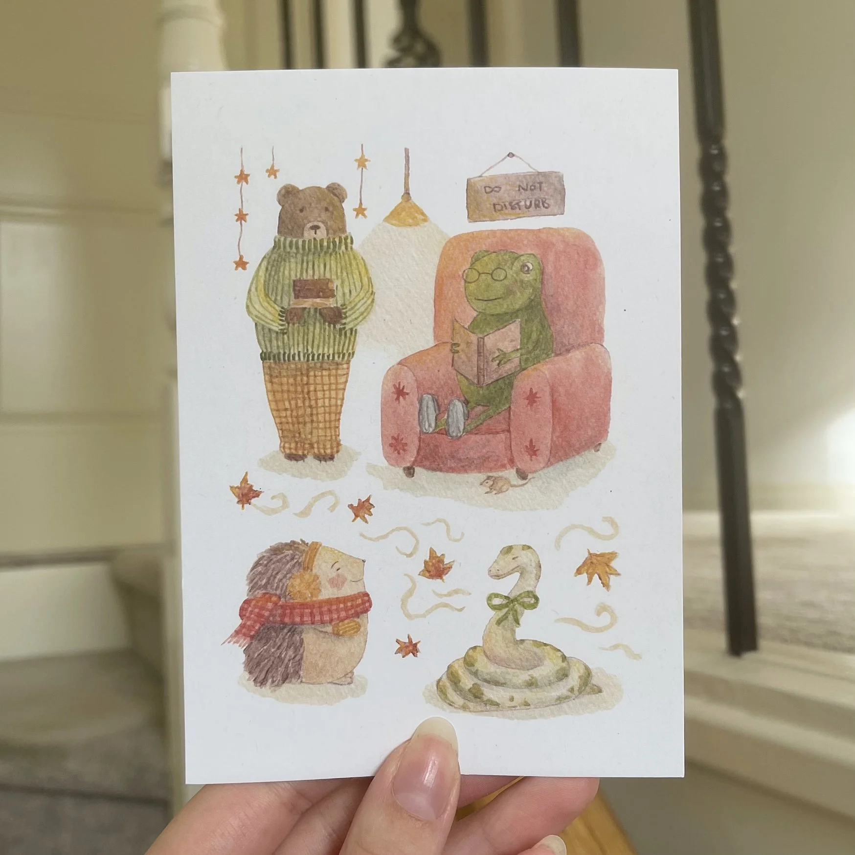 Do Not Disturb Postcard