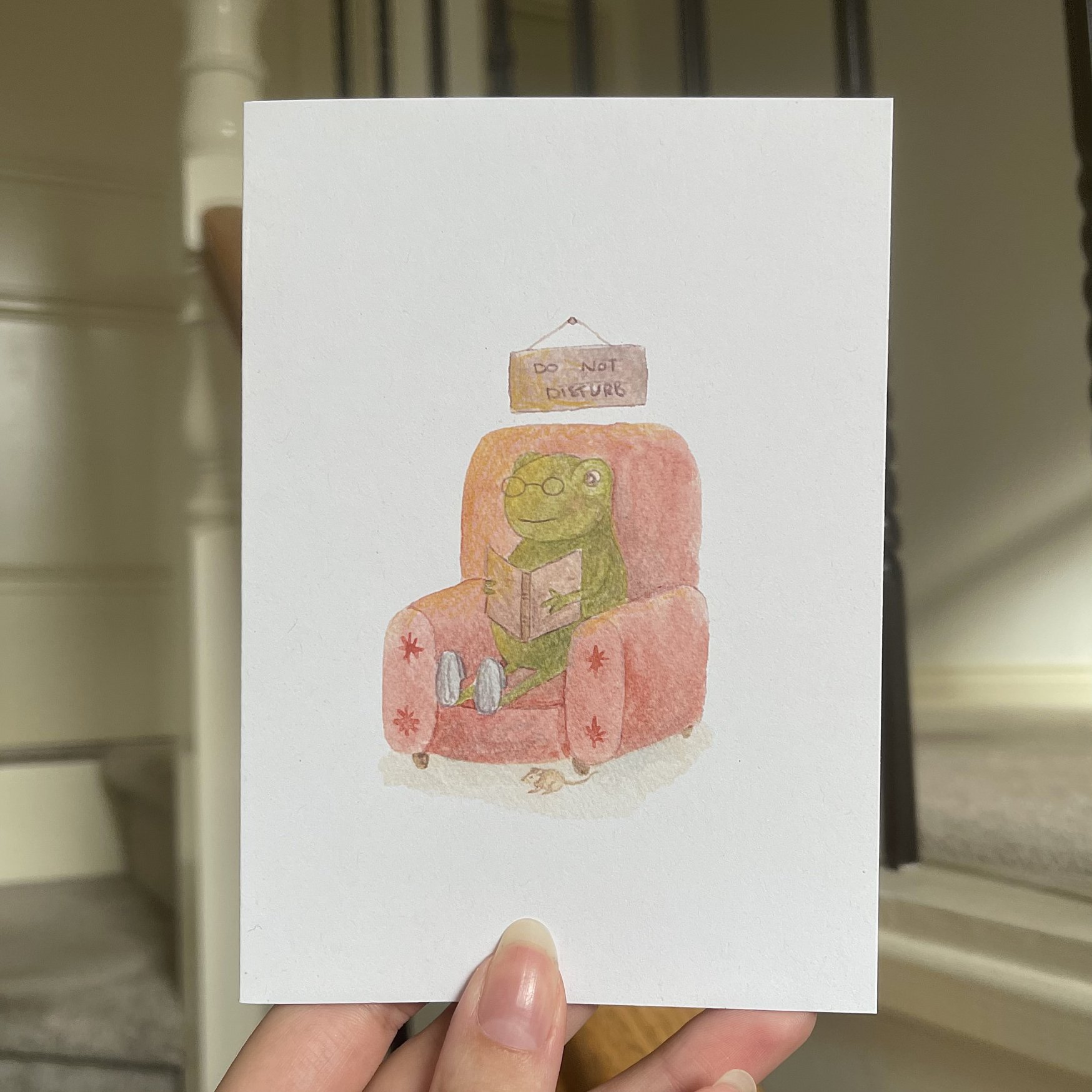 Do Not Disturb Greeting Card